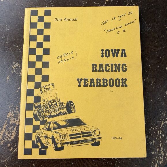 Other - Vintage Iowa Racing Yearbook 1979-80 2nd Annual Don Hoffman Doug Wolfgang Shuman